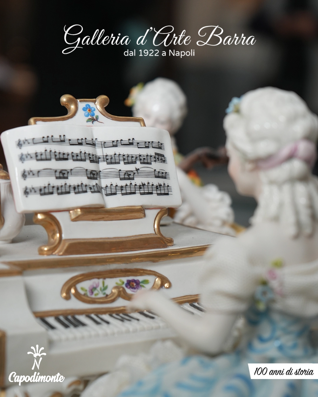Porcellana di Capodimonte – Gruppo il concerto, Spettacolare creazione